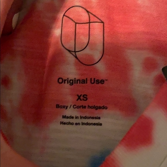 NWT America Red White & Blue Tye Dye Muscle Tank - Picture 7 of 9